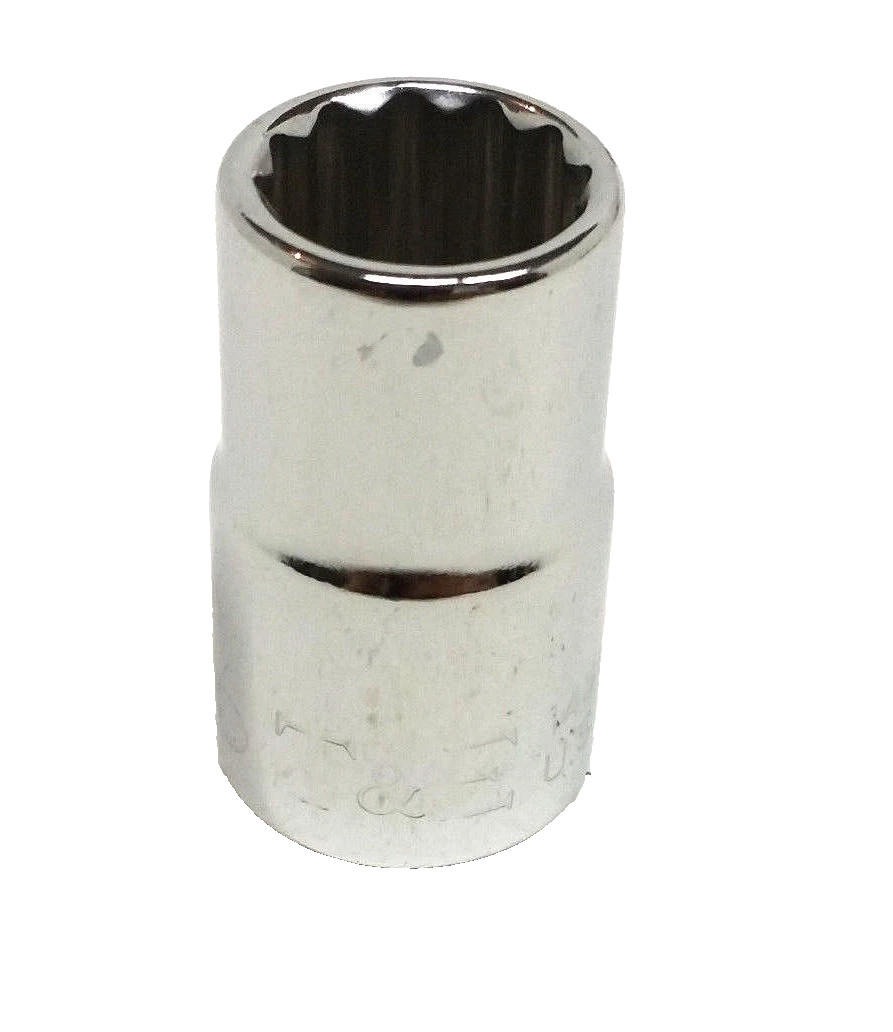 T&E Tools 14318 12 Pt. 9/16" SAE 1/2" Drive Socket "MADE IN THE USA"