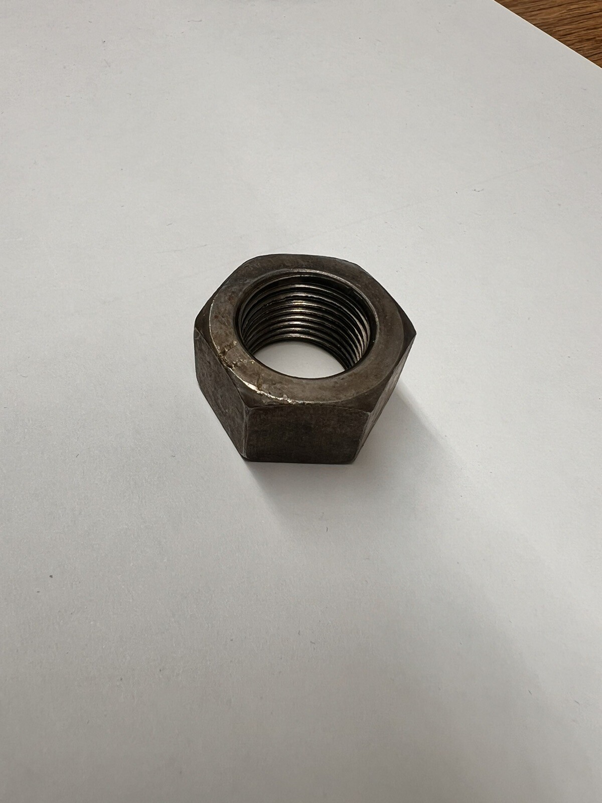 (2) 3/4-16 Left Hand Thread Hex Nut Finished Fine Thread Plain Steel .75-16 UNF