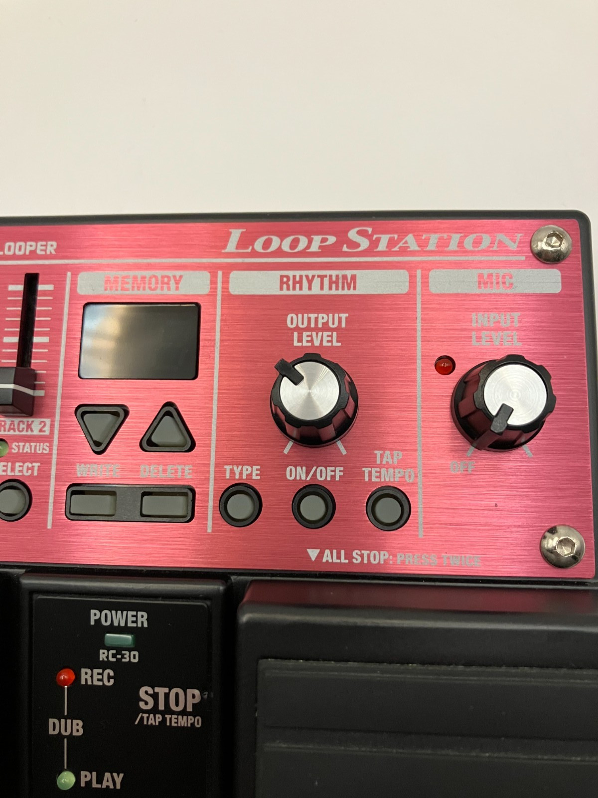 Boss RC-30 Looper Guitar Effect Pedal Dual Track Loop Station Used
