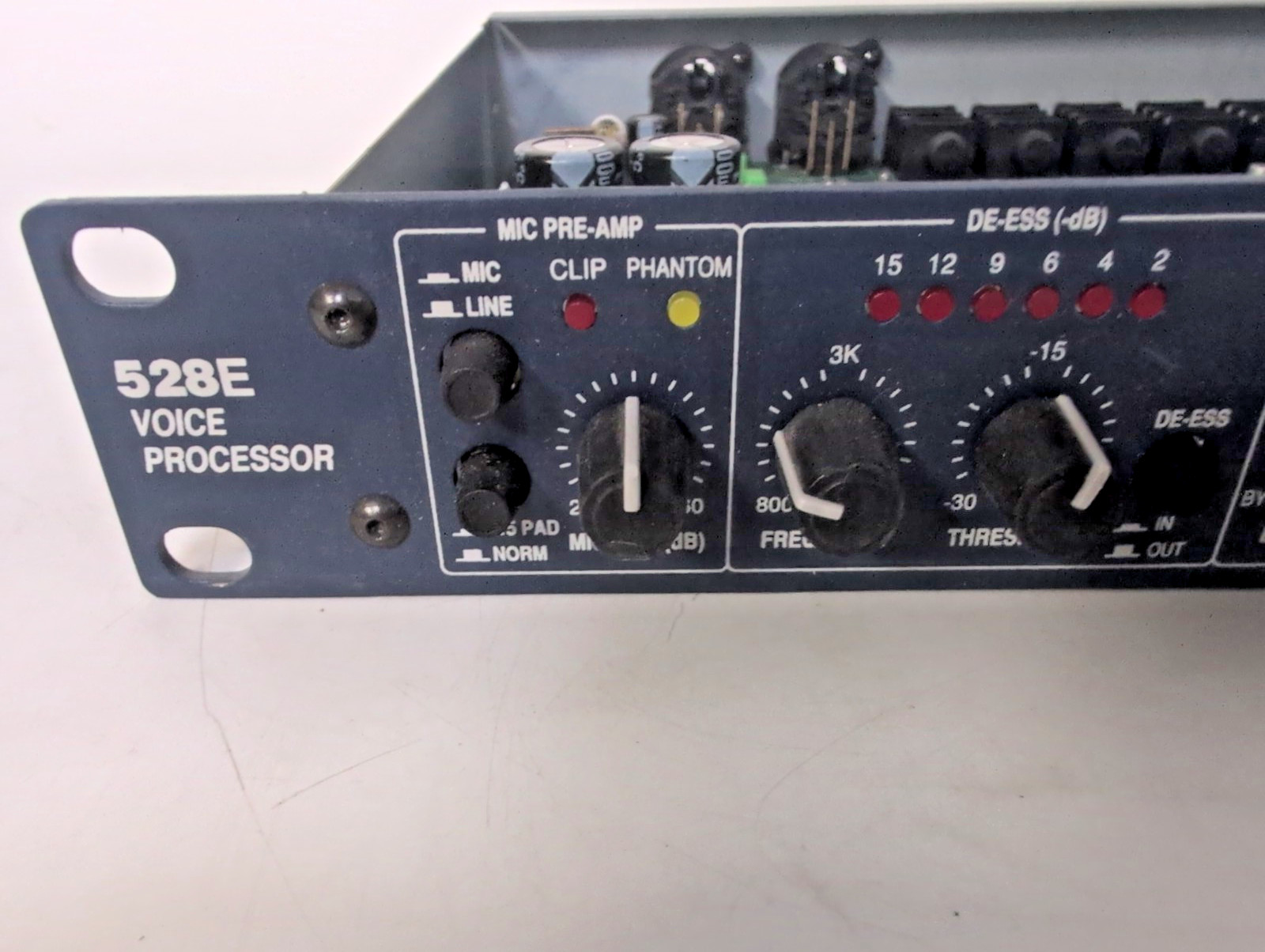 Symetrix 528E Voice Processor-Missing Top Cover