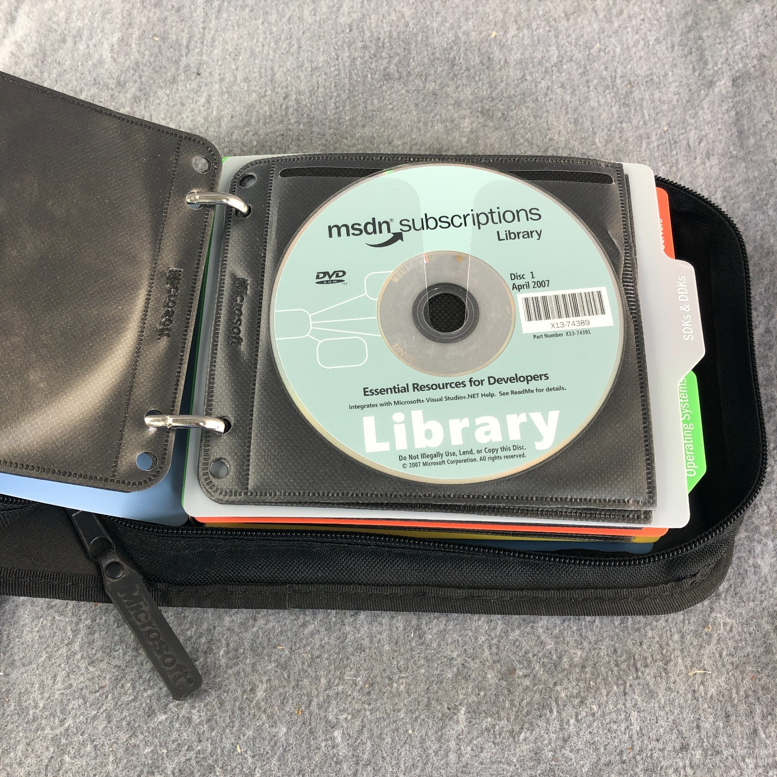 Microsoft MSDN Subscriptions Universal 2007 Software Architect ~ Used