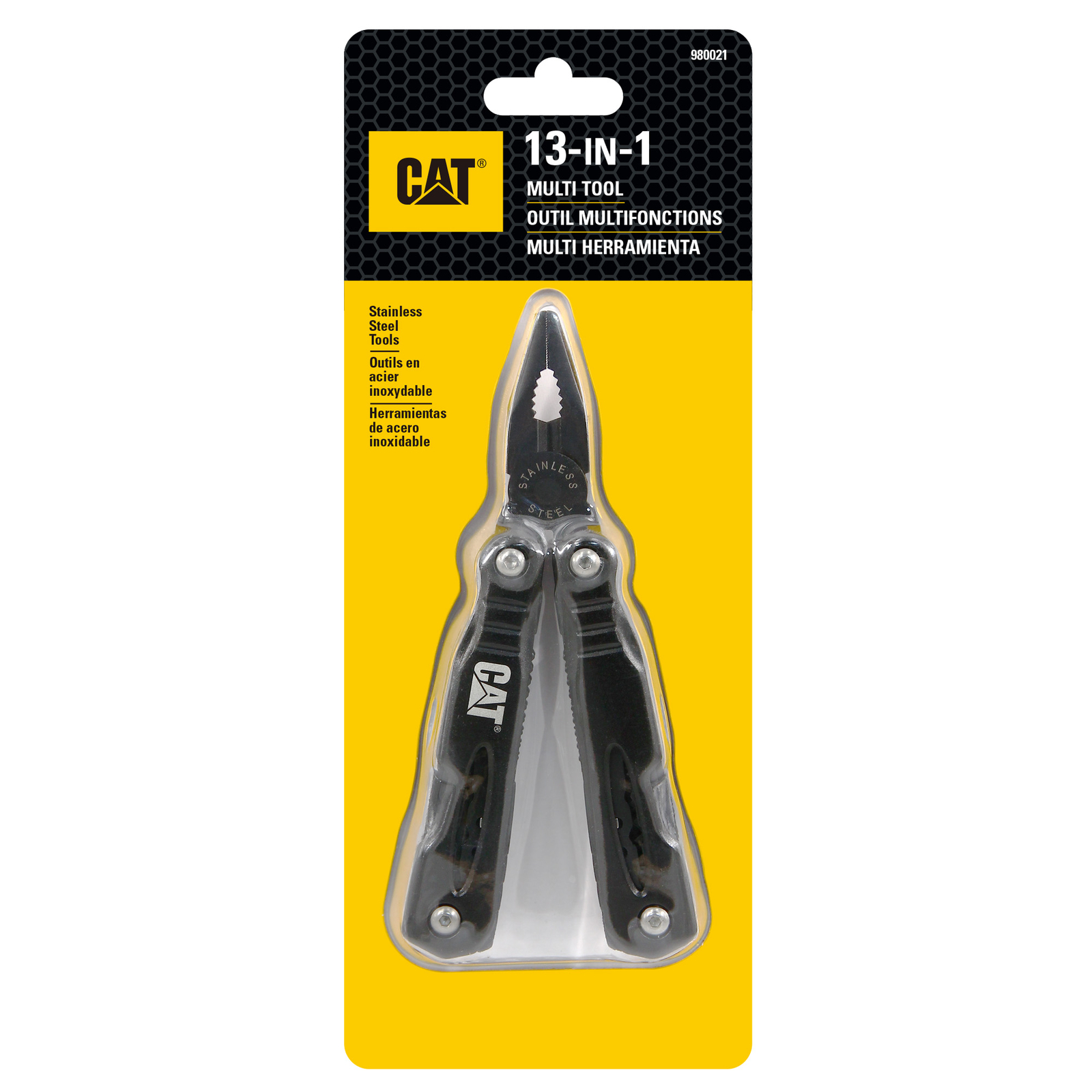 Cat 13-in-1 Multi-Tool with Black Body and Tools - 980021