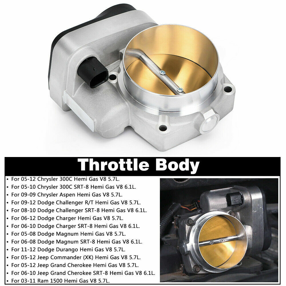 90mm Enlarged Throttle Body For 2003-2012 Dodge Ram Jeep Hemi 5.7L 6.1L 6.4L V8