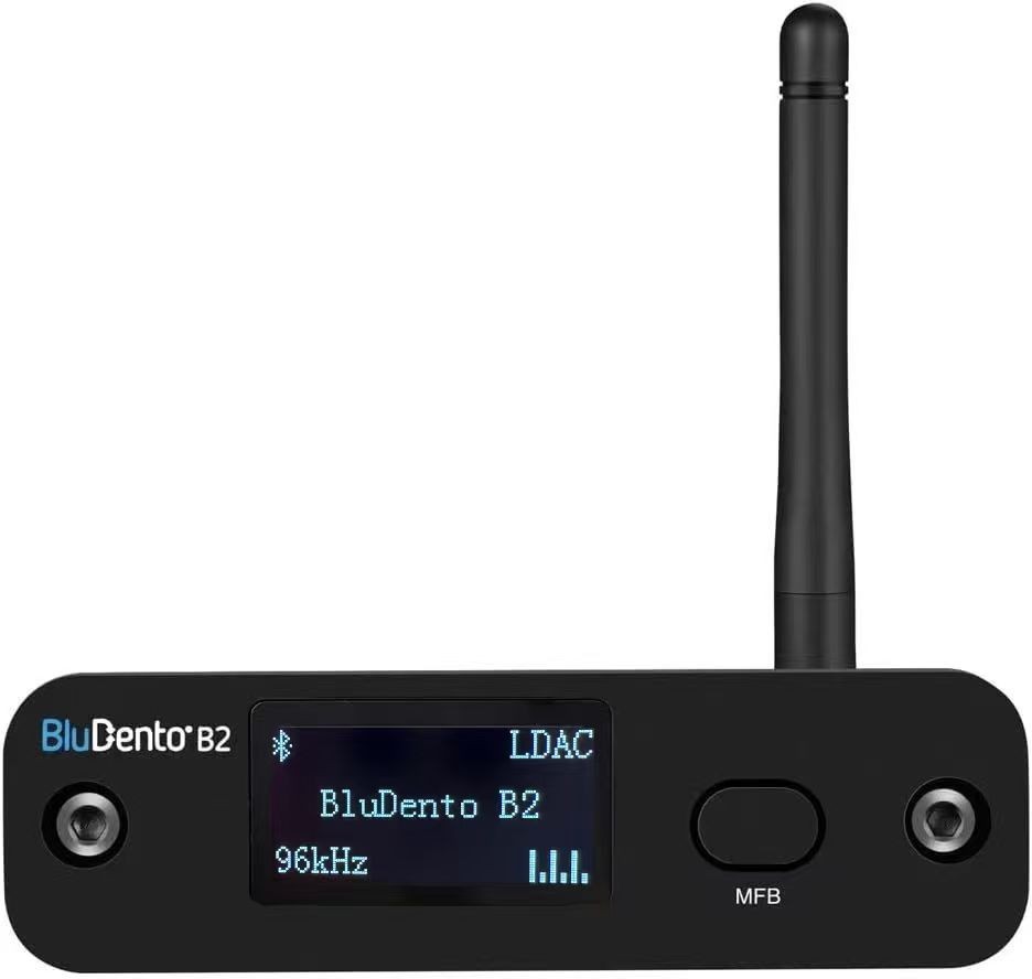 BluDento B2 True Hi-Fi aptX HD LDAC Bluetooth Audio Receiver Toslink Coaxial