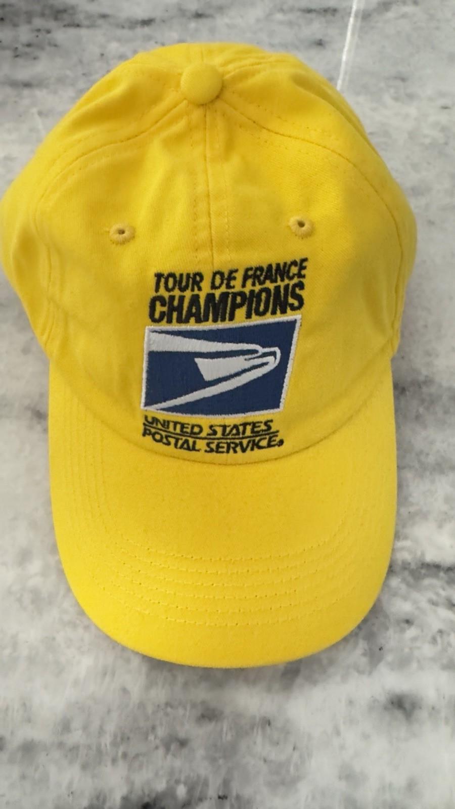Tour de France 5x Champion 1999-2003  Official USPS  Yellow Cap One Size