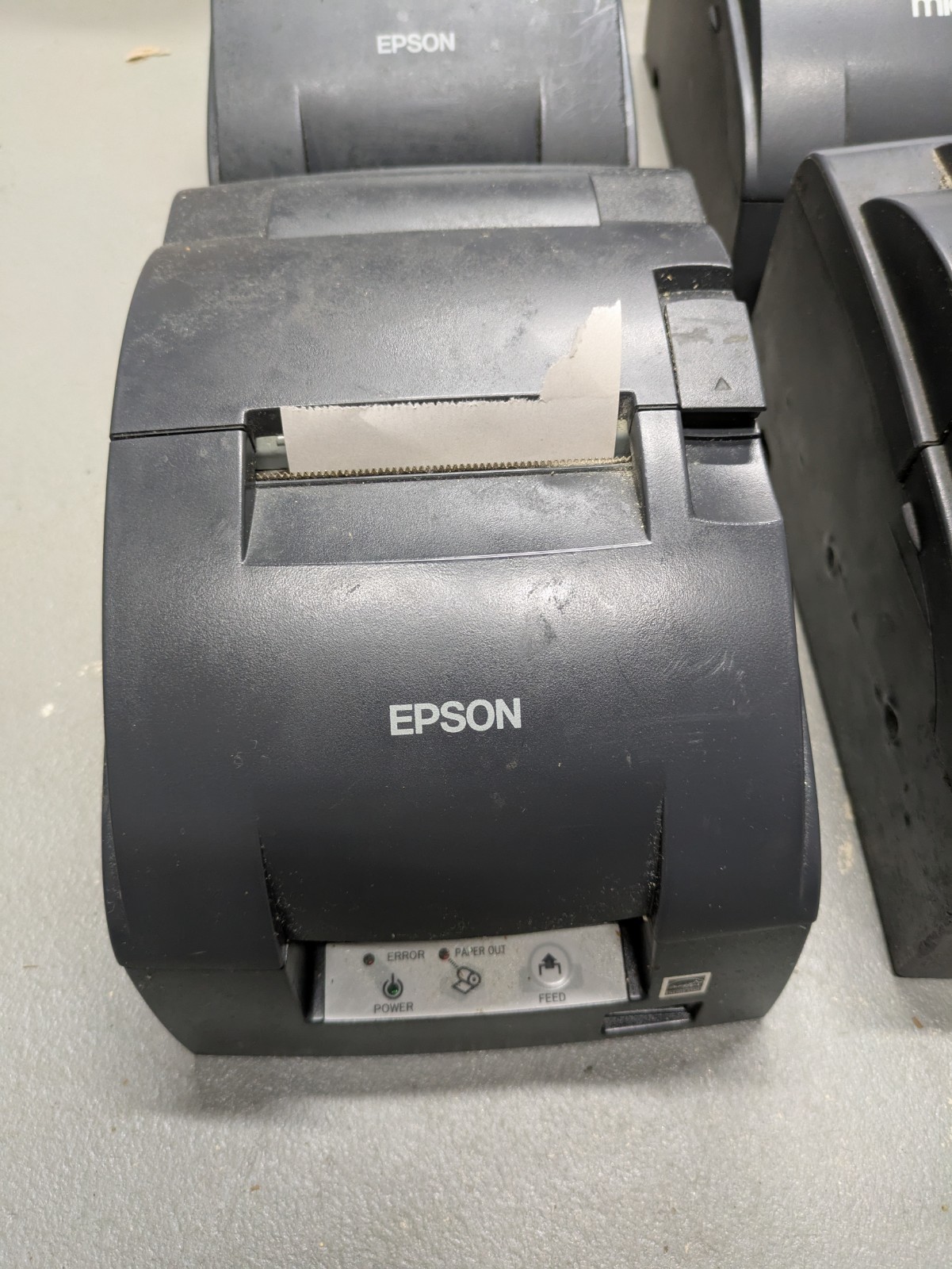 Epson TM-U220B M188B Kitchen Receipt Printer Lot Of 4 Read Description!!!