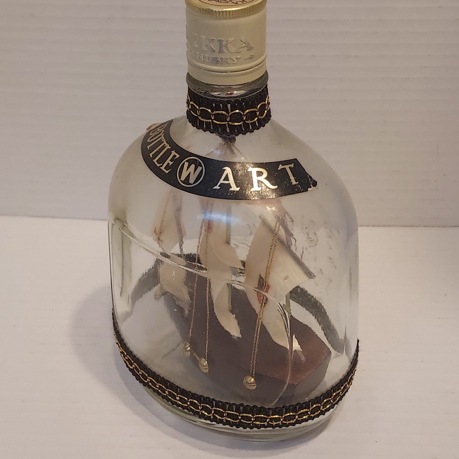 Nikka Whisky bottle ship