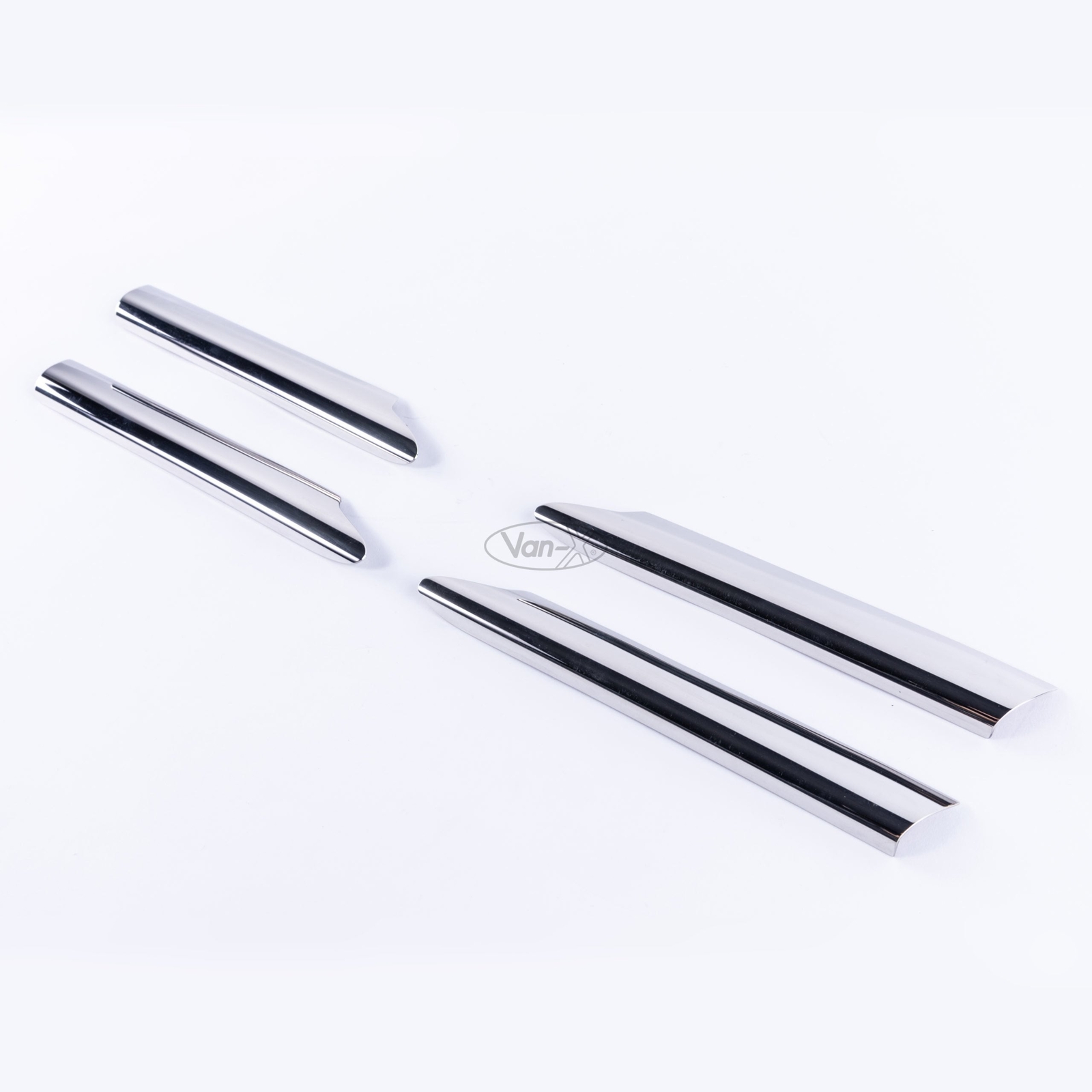 For Man Tgx Stainless Steel Front Fog Light Trims (WITH FOG LIGHTS)
