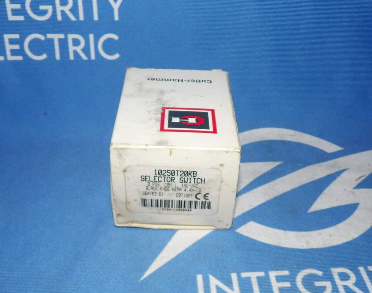 NIB Cutler Hammer 10250T20KB B1 Selector Switch + 1 Year Warranty