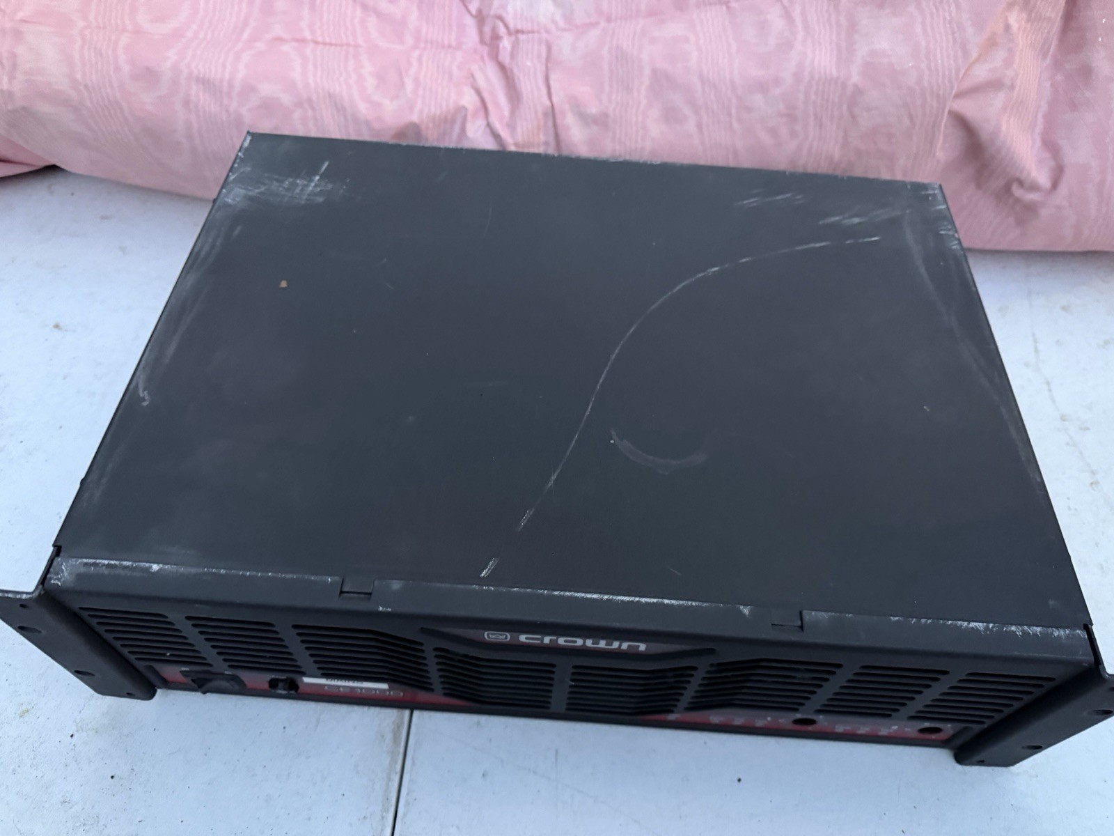 Rack Mount Crown CE1000 2-Channel Power Amplifier AS IS Untested / Powers On