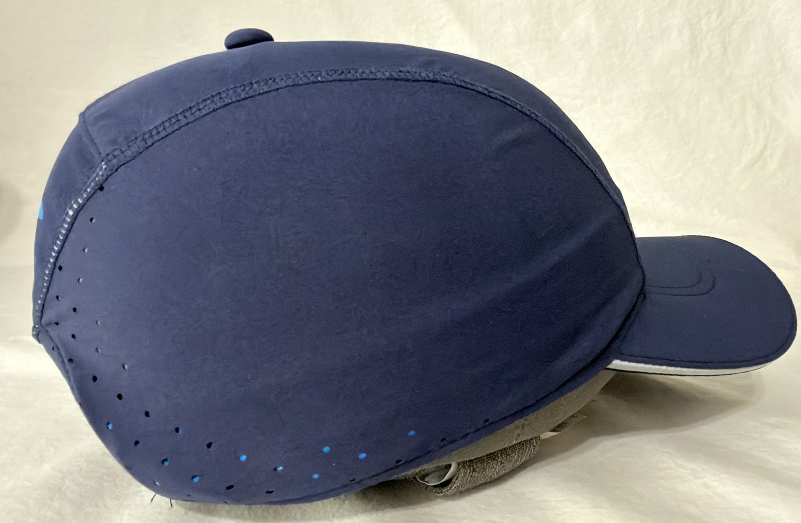 Brooks Run Happy Blue Athletic Running Cap Adjustable OSFA