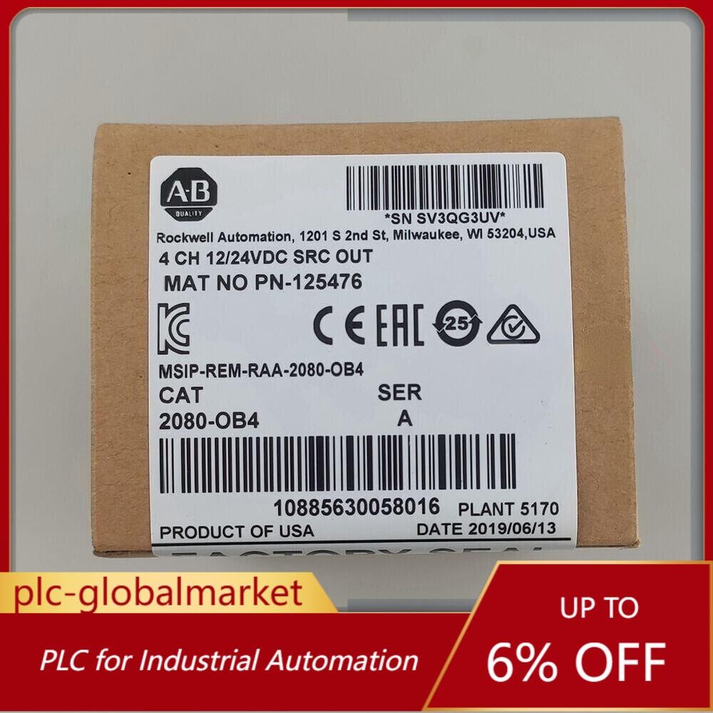 2080-OB4 AB Micro800 4 Point Source Output Spot Goods Brand New in Box!