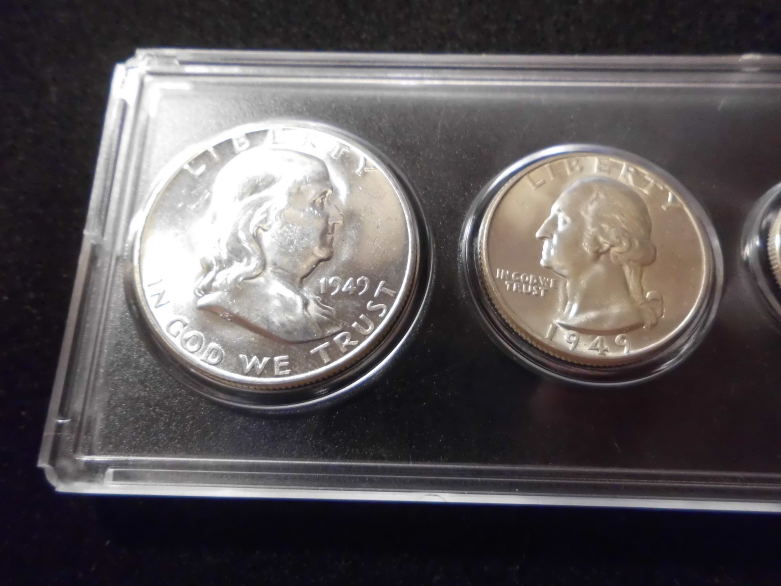 1949 P/D/S GEM UNCIRCULATED B/U MINT SET - 90% SILVER -
