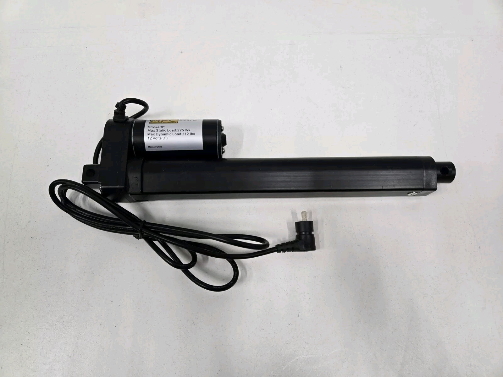 LAD Series Linear Actuator LAD-B6-BK 6" Stroke 225 lbs Max Static Load 12 V DC