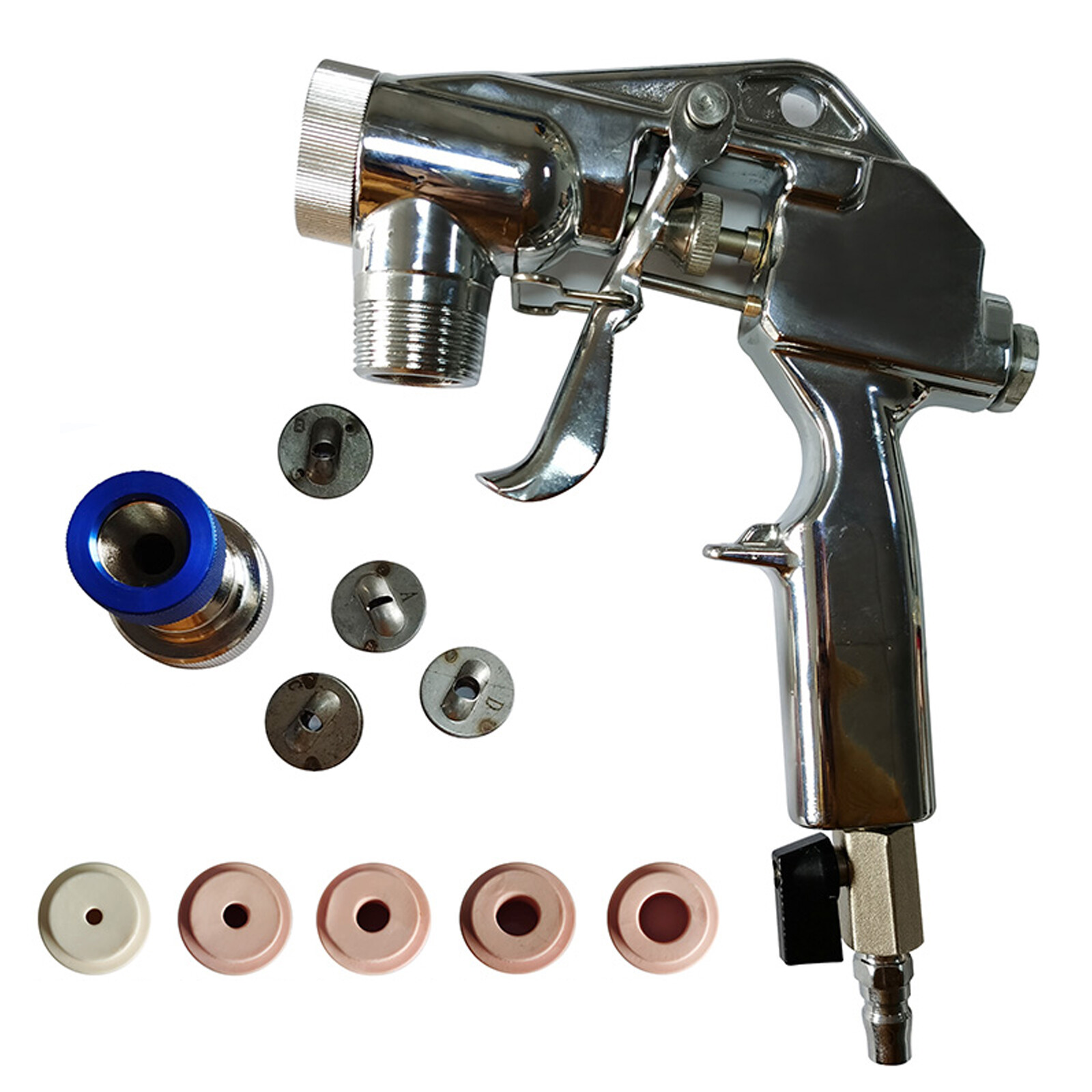 for RTX-1500 Texture Spray Gun 24S134 w/ Tips&Nozzles for Professional grade