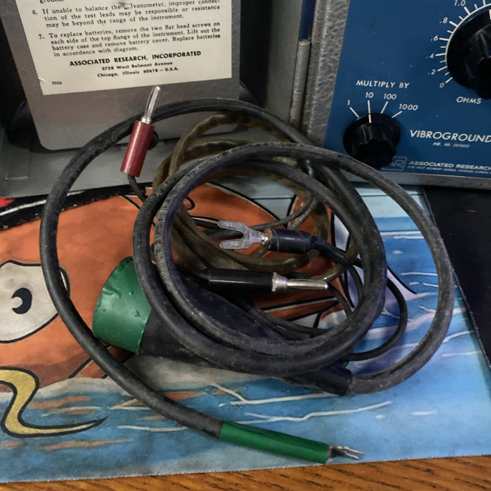Vibroground Model 255 - Ground Resistance Meter - Associated Research - Untested