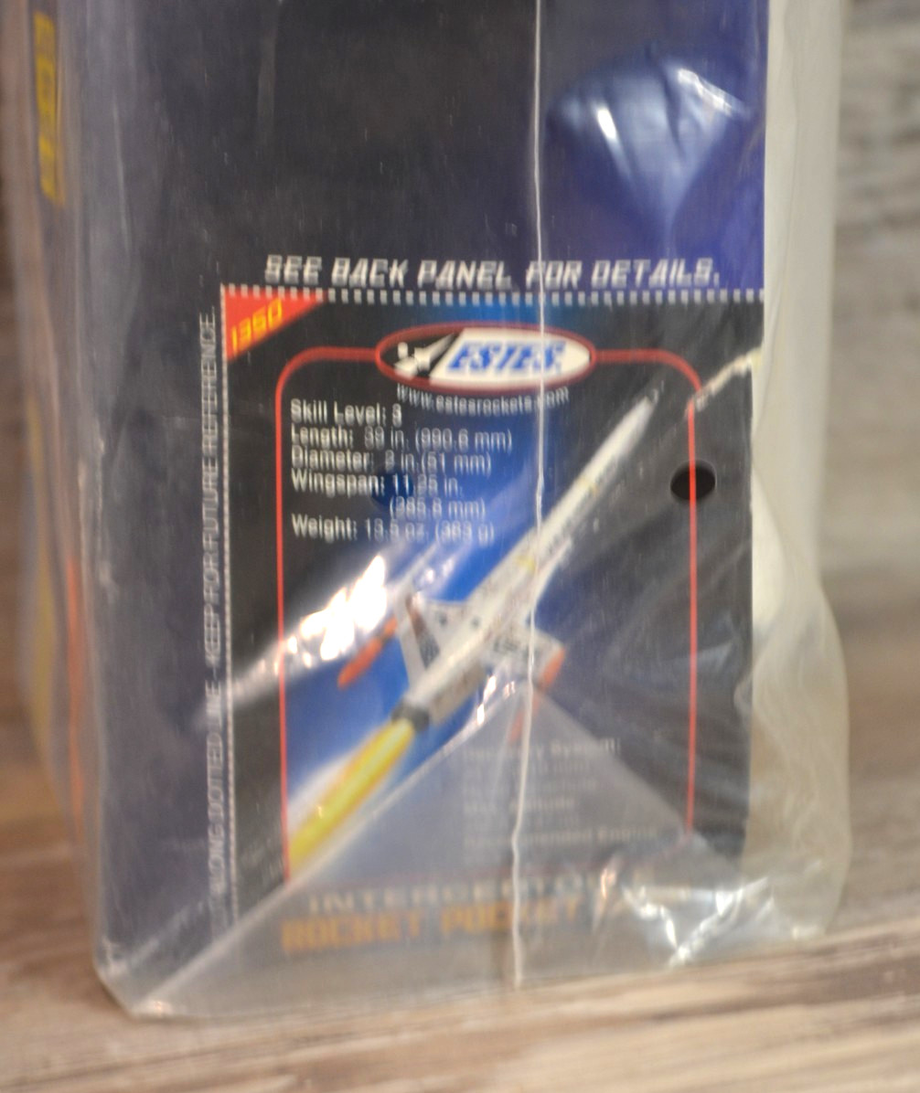 Estes Flying Model Rocket Kit INTERCEPTOR E - Skill Level 3. NOS