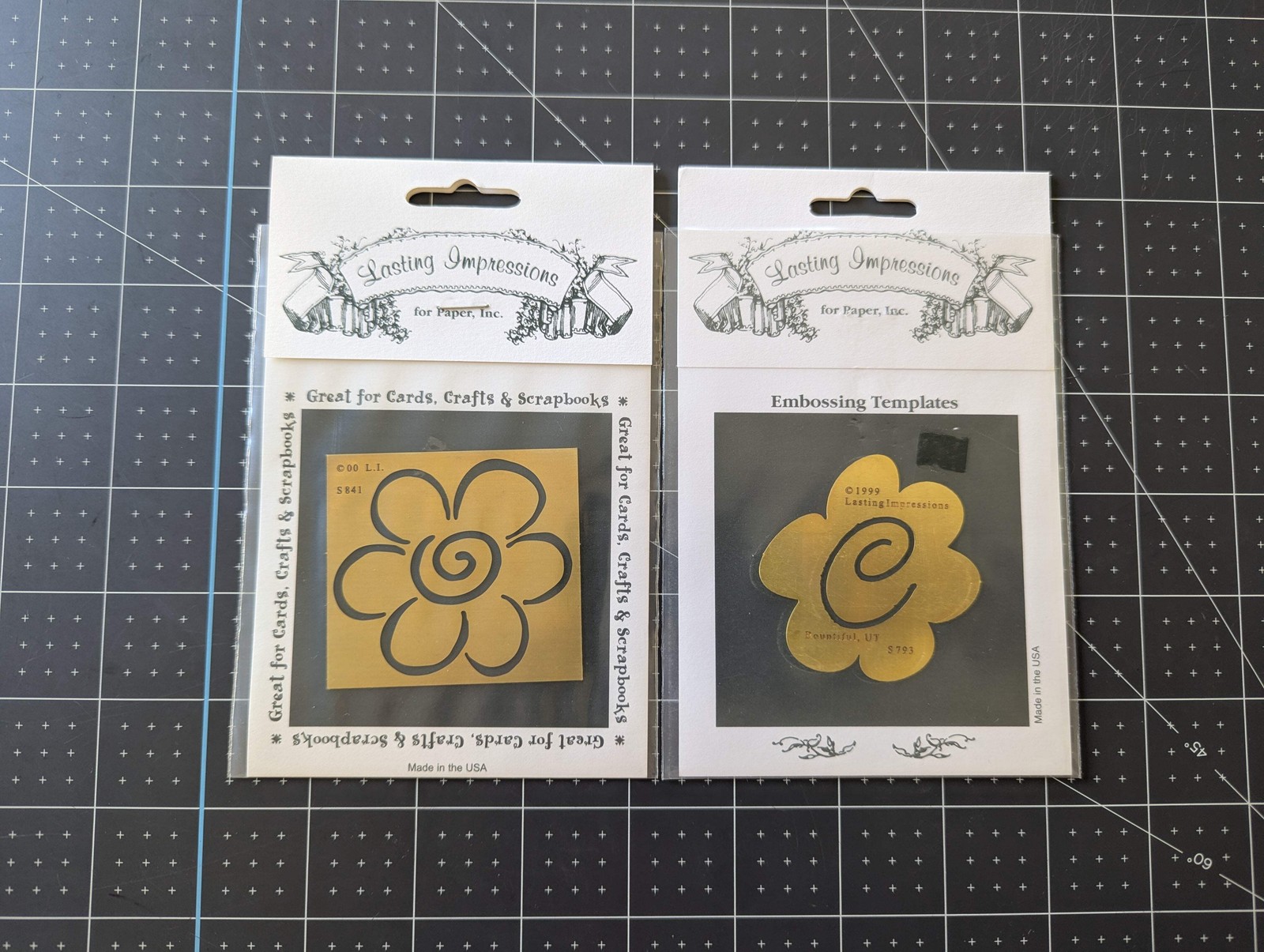 Lasting Impressions Embossing Templates - Flowers