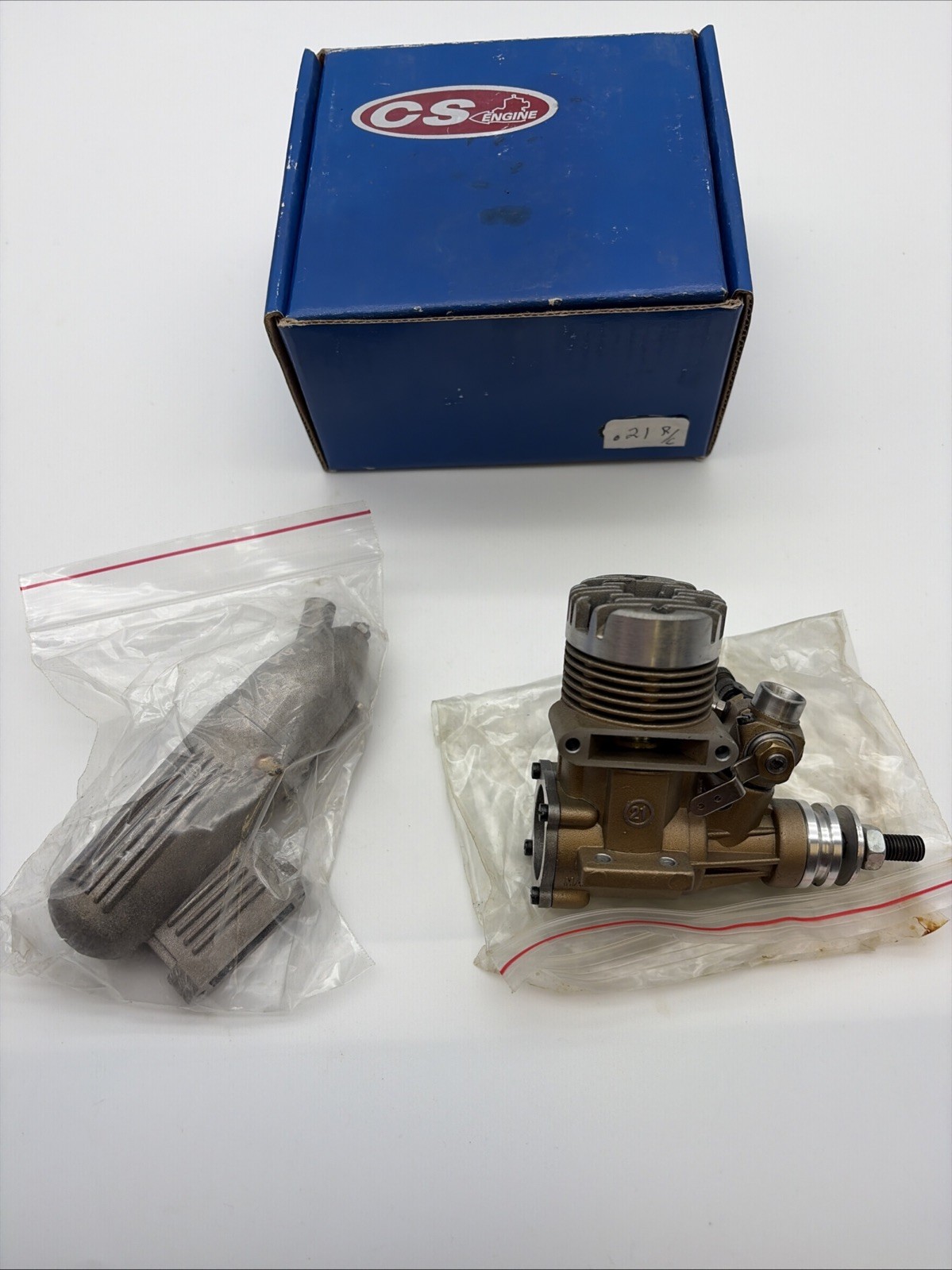CS Engine 21 R/c Model Airplane RC Engine New In Box M14