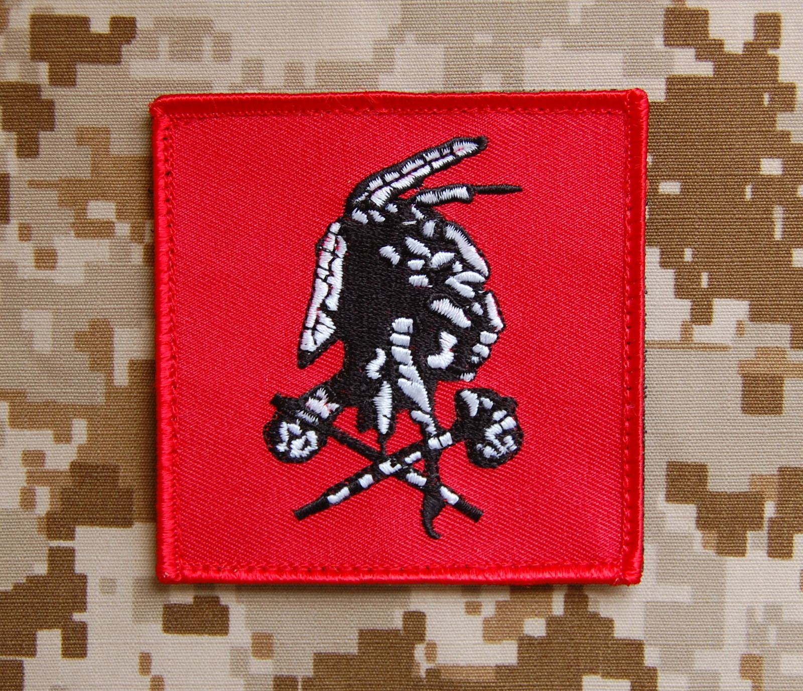 NSWDG Red Squadron 'Shooter' Uniform Patch DEVGRU ST6 Red Team Bin Laden Raid