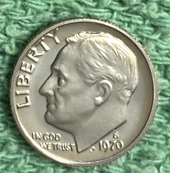 1970-S  **PROOF**  ROOSEVELT DIME - NICE COIN - L@@K AT PICTURES!!!!!
