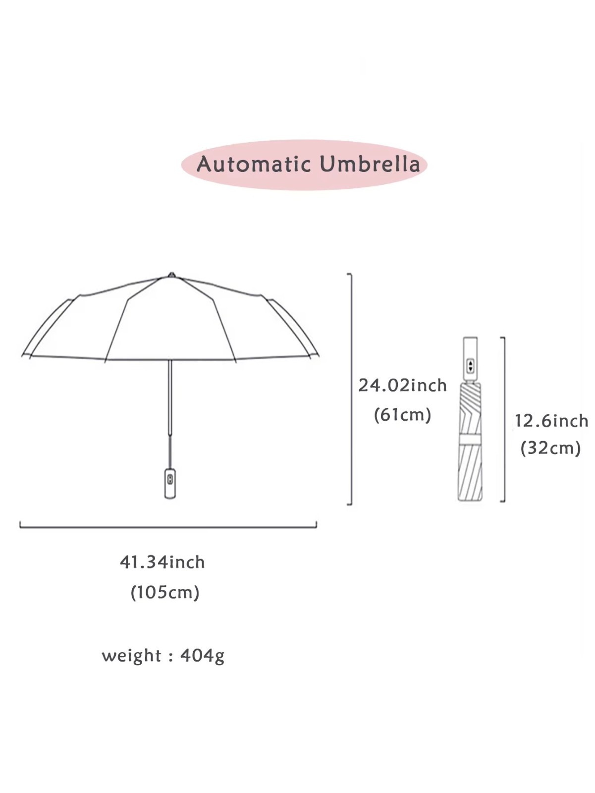 Windproof Double Layer Fully Automatic Anti Storm Resistant Umbrella Gift Men