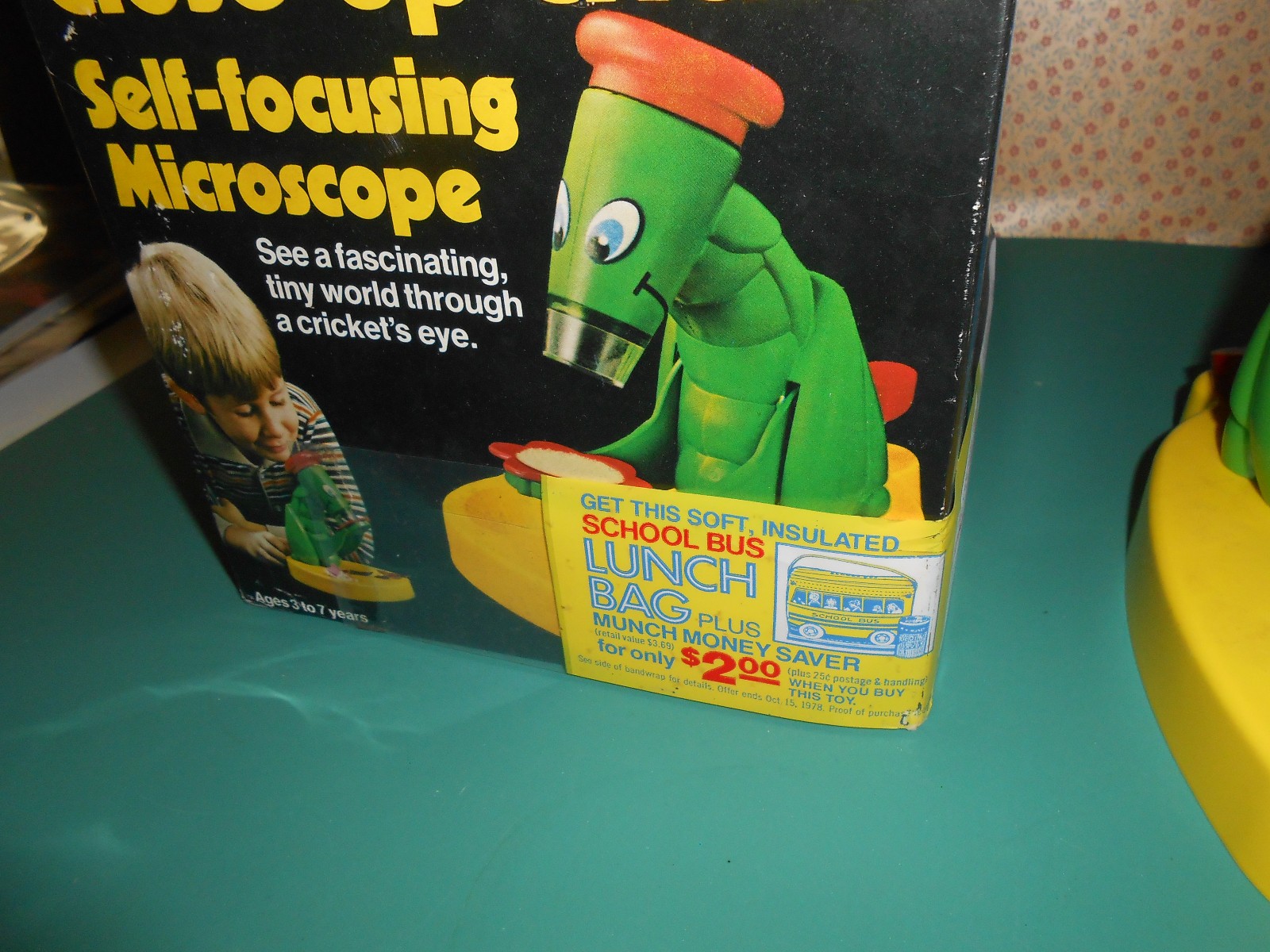Vtg 1970s Close-Up Cricket Microscope Creative Playthings w/original box Child