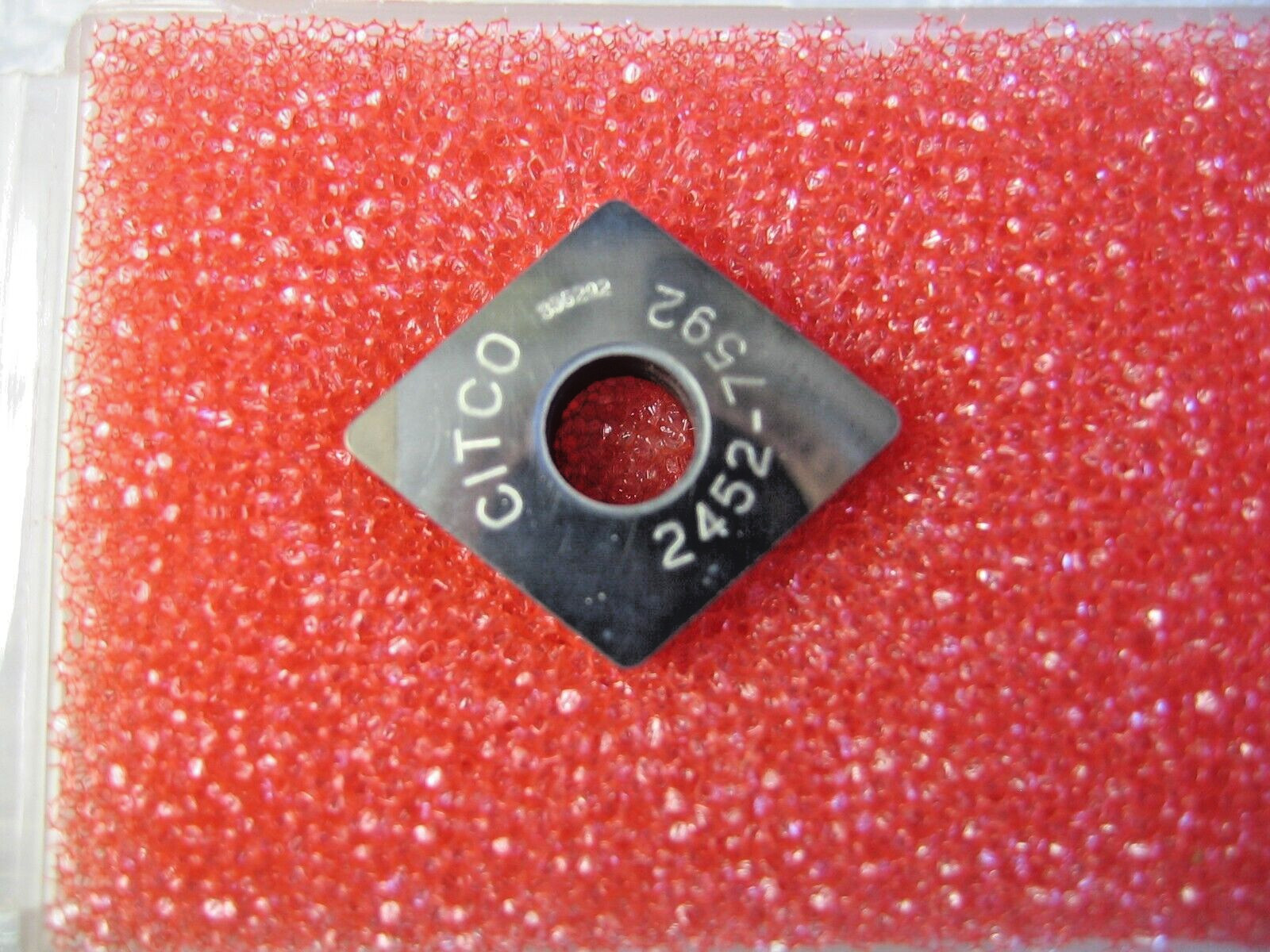 Citco CTO3044 - 1/2" Rhombic x 3/16" PCD Diamond Insert CAT 2452-7592
