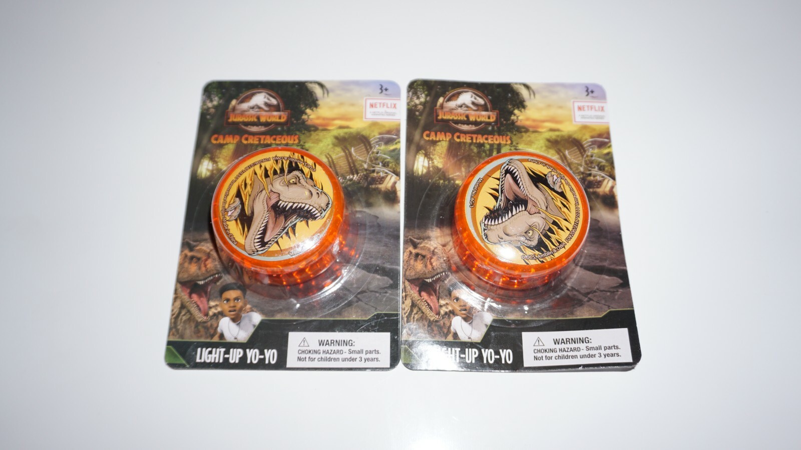(2 Set) Jurassic World Camp Cretaceous Light Up Yo Yo