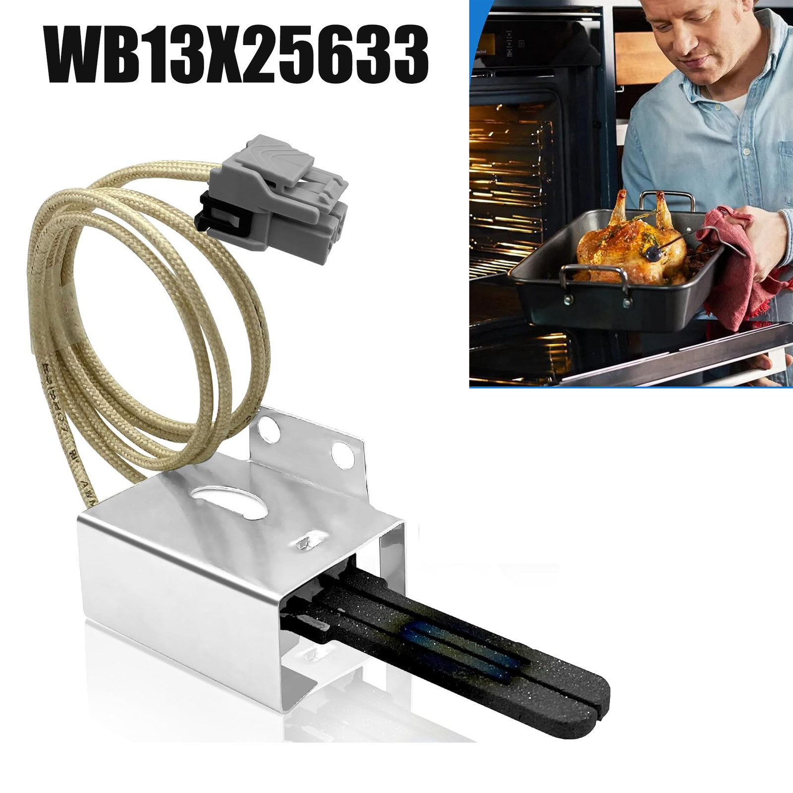 WB13X25633 Oven Igniter For GE Oven Gas Stove AP6026767 4454722