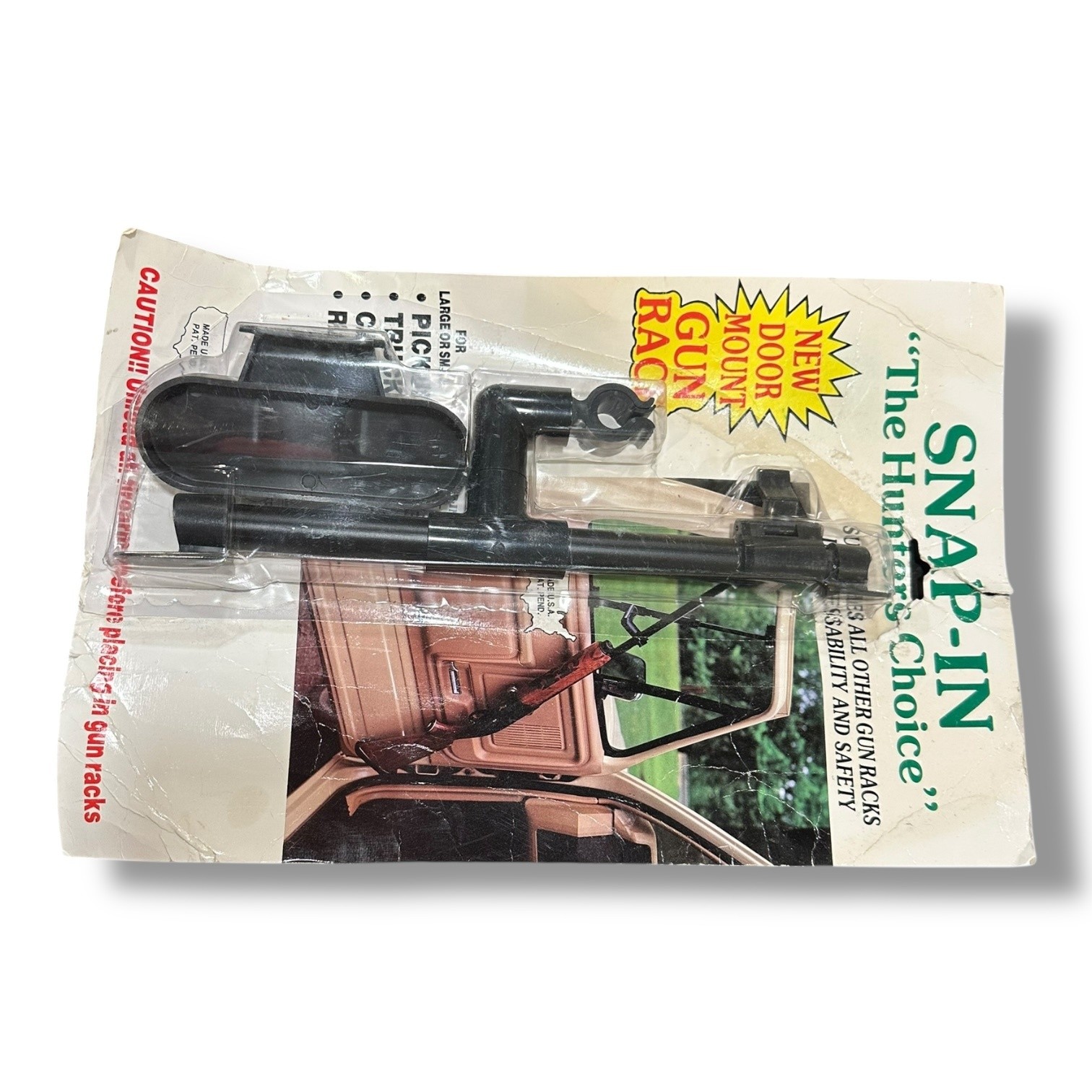 Truck Door Mount Gun Rack Snap-In Pickup Car SUV New Old Stock USA Made vintage