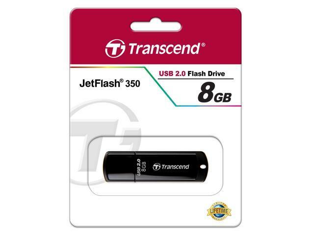 Transcend Jetflash 350 8GB USB Flash Memory Pen Thumb Storage Drive