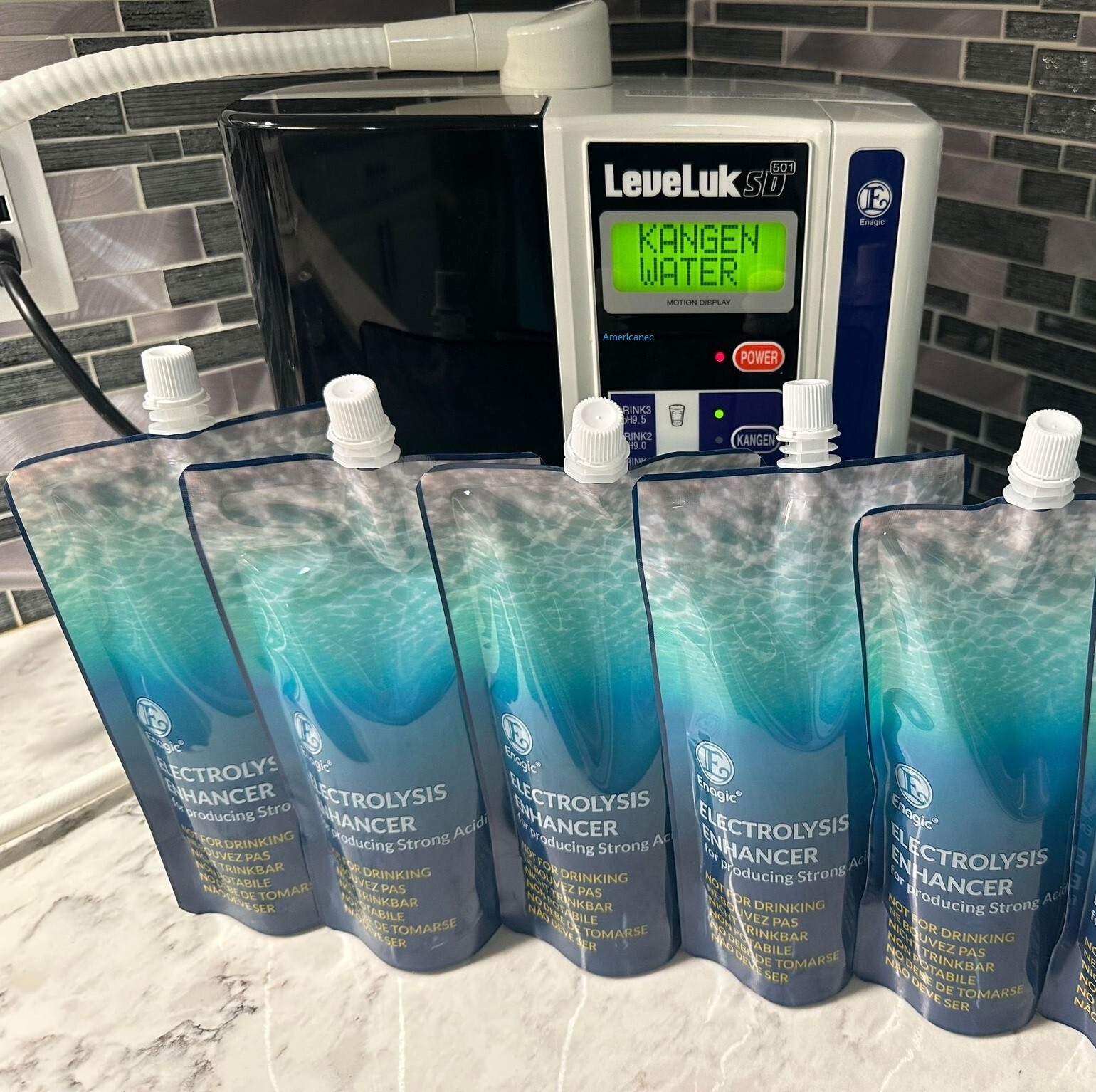 5 New Electrolysis enhancer for Enagic Leveluk Kangen K8, SD501,Platinum & JR2