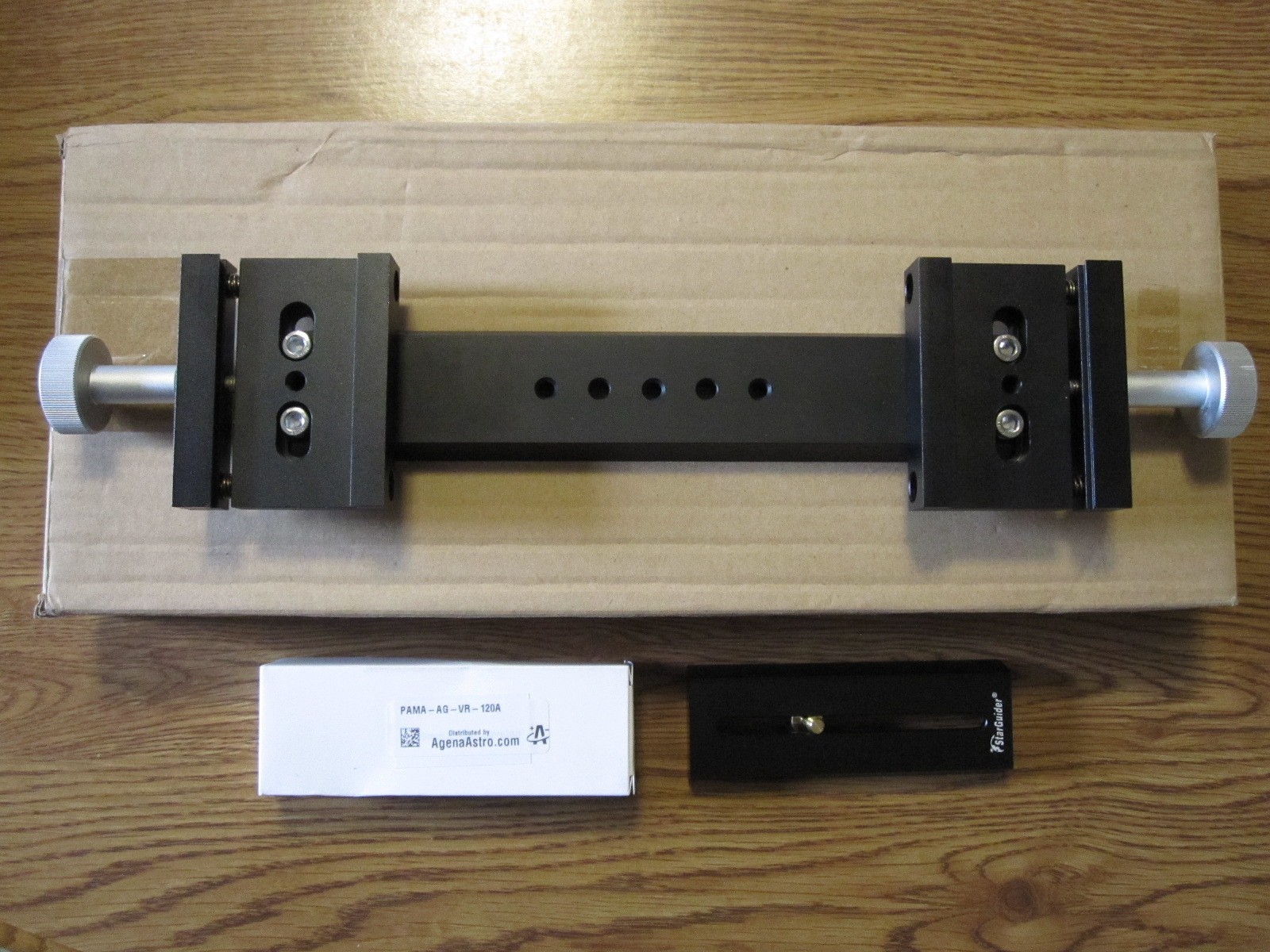 Agena V Series Dual Mount Dovetail & Dovetail Plate w/ 1/4"-20 Screw for Camera
