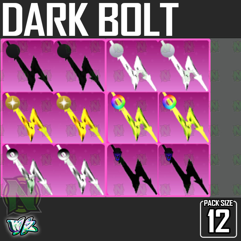 World Zero WZ - 12 PACK - SKINS - DARK BOLT