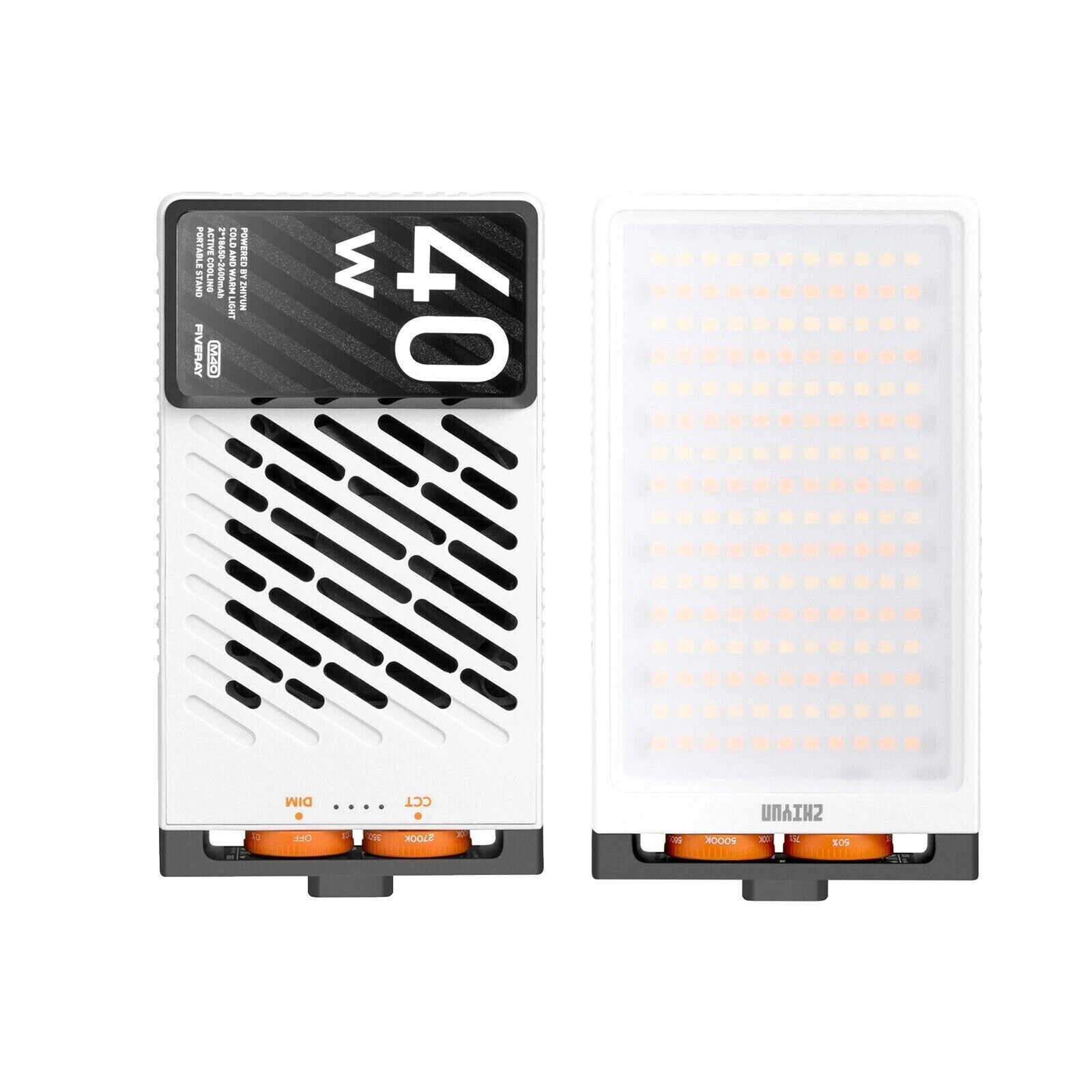 Zhiyun Fiveray M40 40W 2700K-6200K Pocket LED Video Light Photography Light