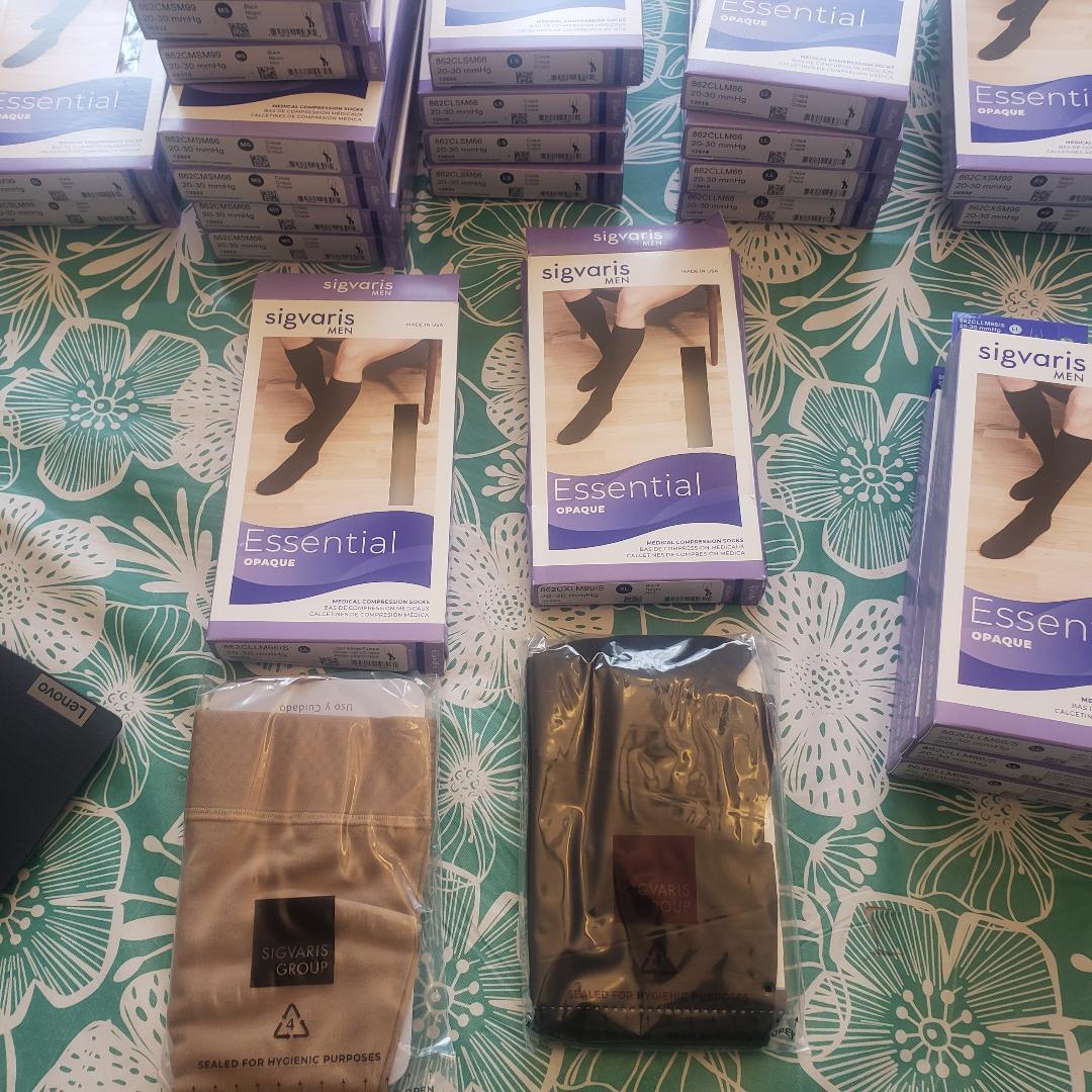 Sigvaris 862C Opaque Comfort MEN CT 20-30 Compression Calf Stockings Size Color