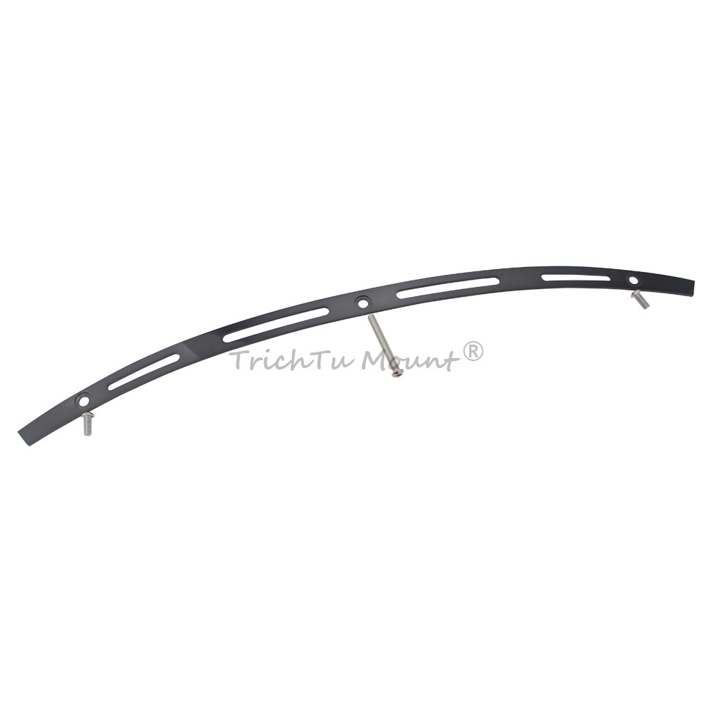 Black 4 Slot Fairing Windshield Trim for Harley Street Glide Special FLHXS 14-23