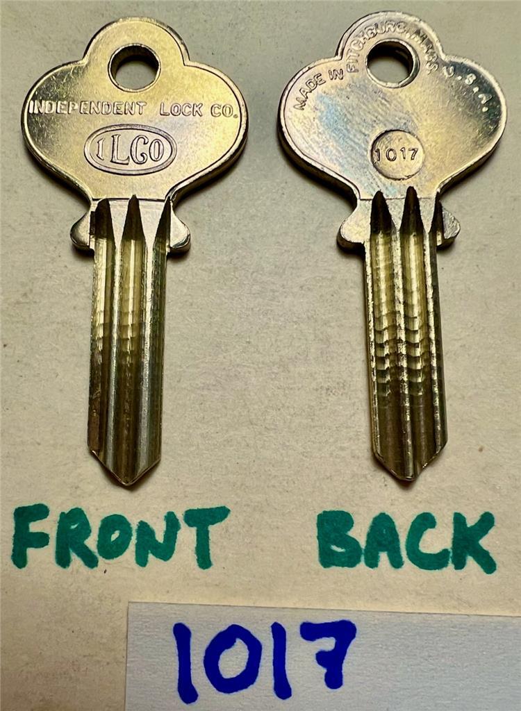 Vintage 1970s 1980s NOS ILCO 1017 key blanks new old stock N1 Norwalk