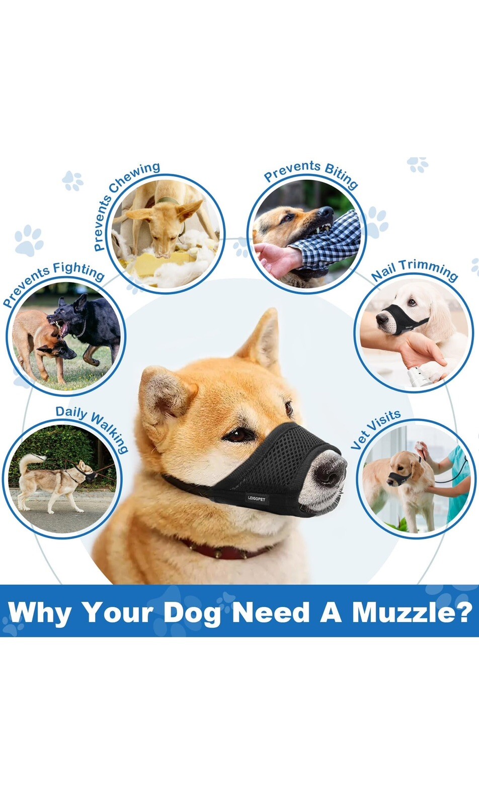 dog muzzle large