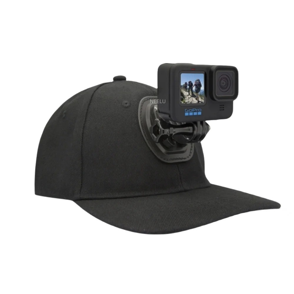 Adjustable Action Camera Cap Hat Mount for GoPro Hero Insta360 DJI Osmo