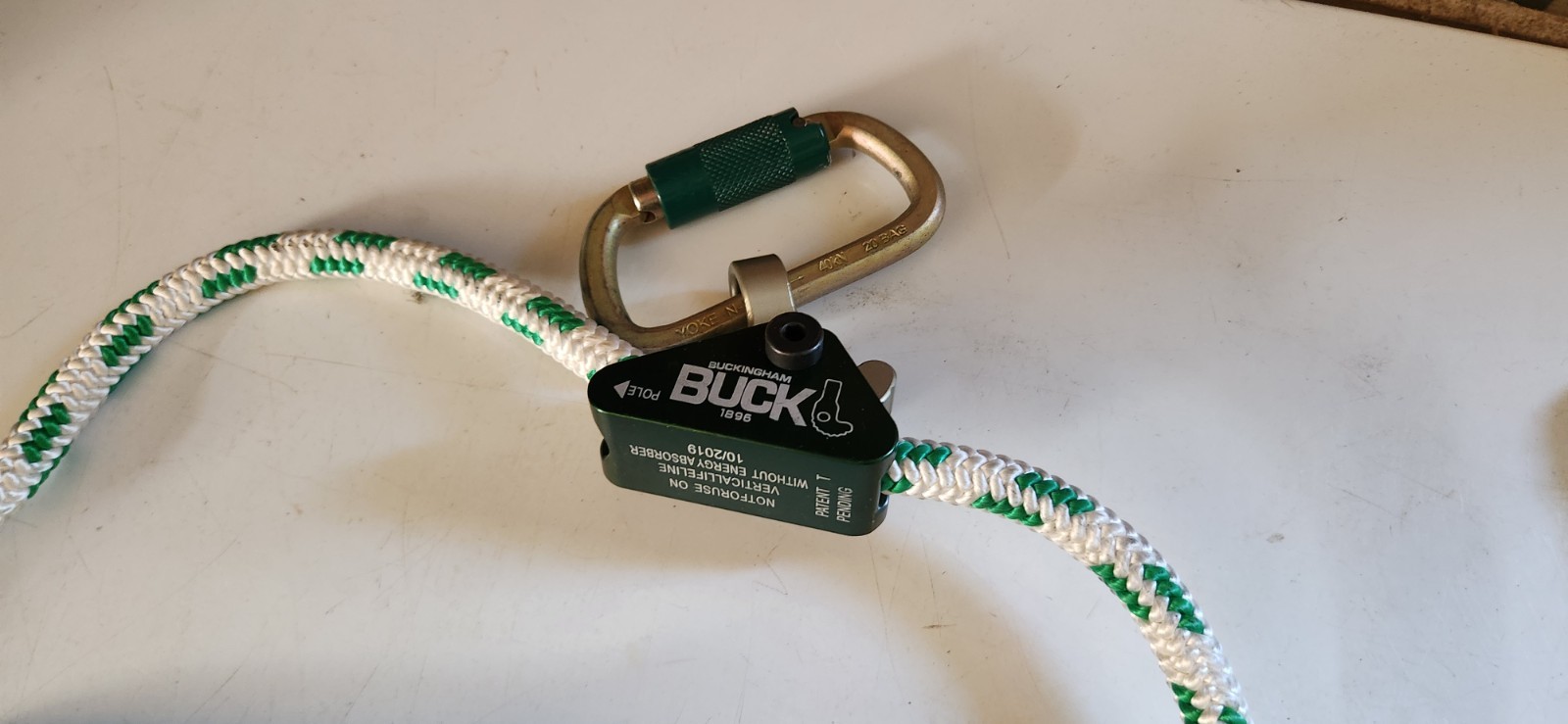 Buckingham Adjustable Positioning Lanyard Rope Harness Model 9-8