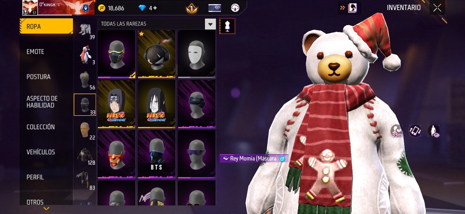Cuenta de freefire chetada