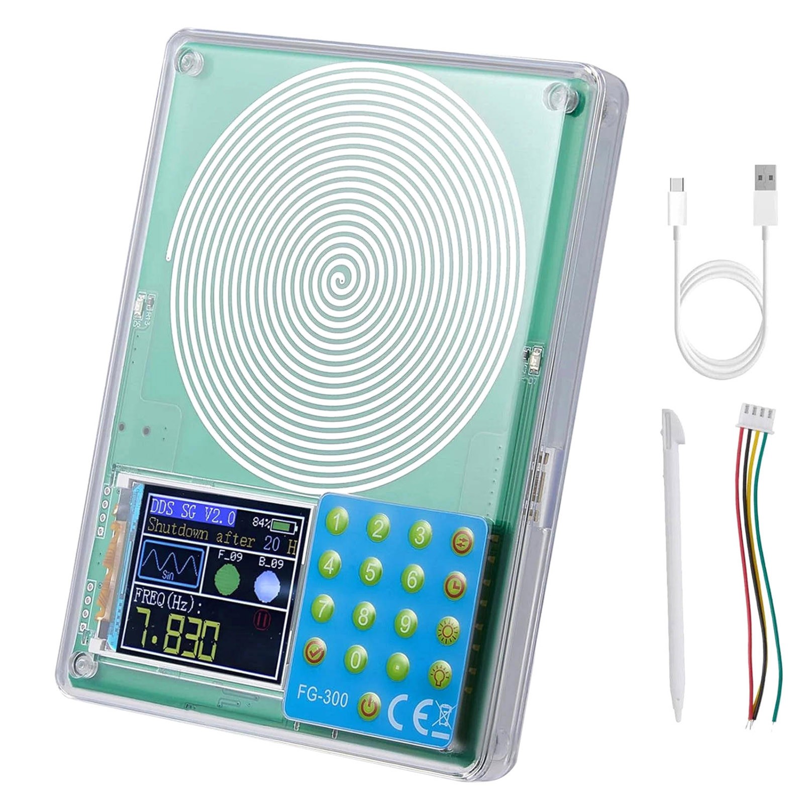 Frequency Generator with 13 Waveforms 7.83Hz Default and Programmable Timer