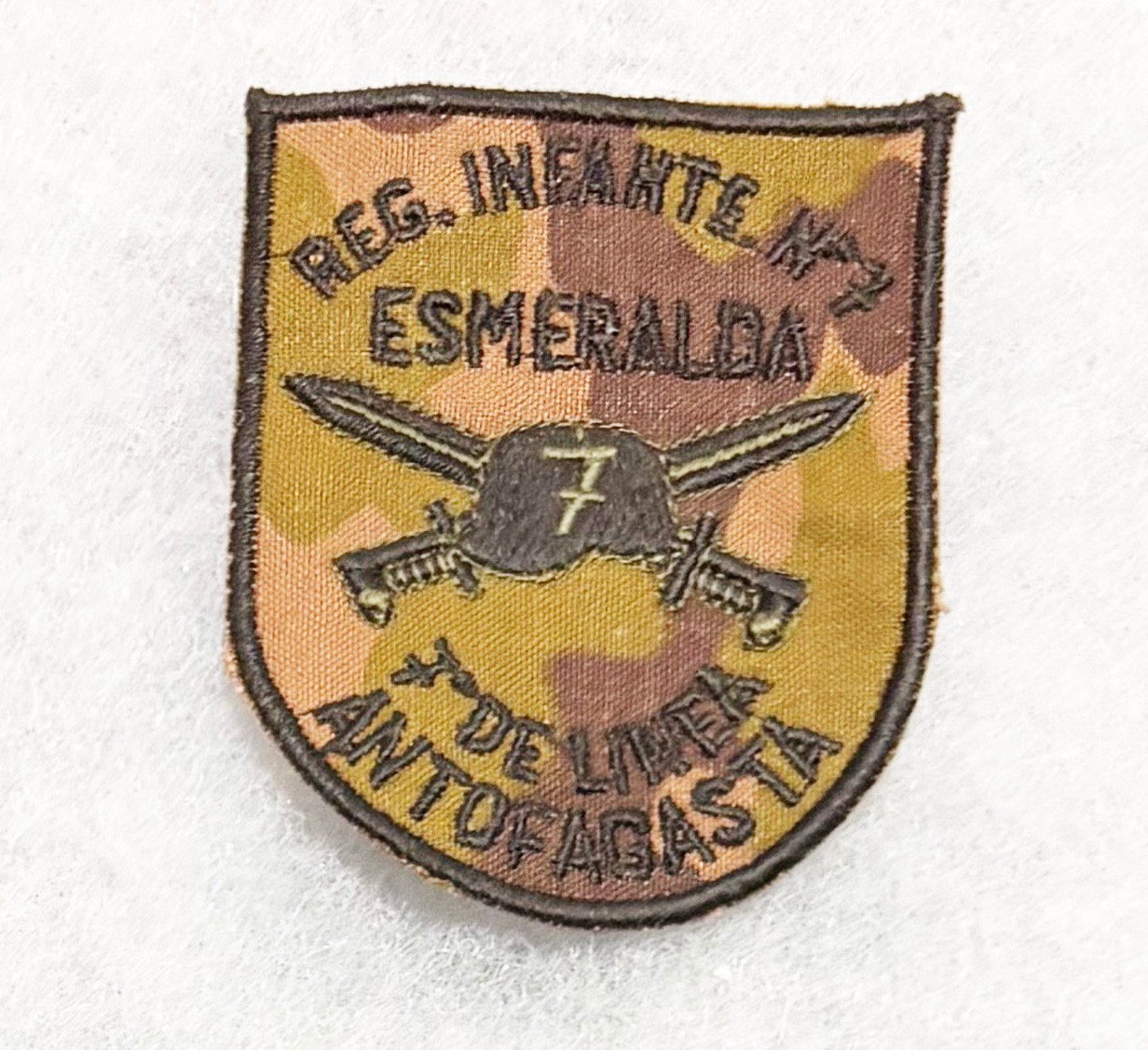 Chile Army 7th Infantry Regiment Pocket Patch