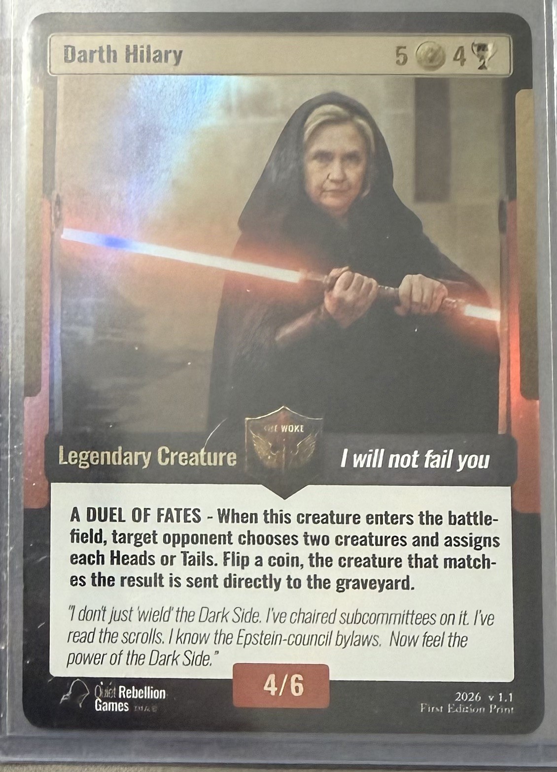 World War Woke Starter Deck & Epstein Files FULL 48 Base Set + All Holos