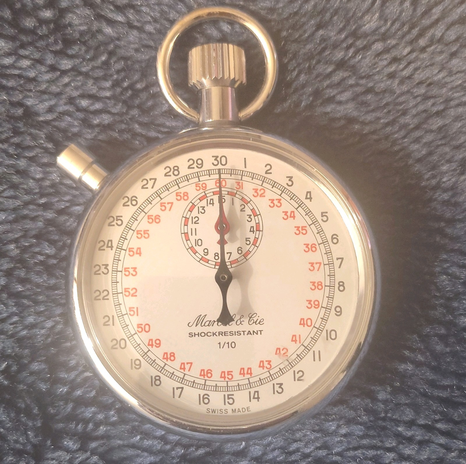 Marcel & Cie Swiss Made Shock Resistant Mechanical Stopwatch Chronograph 1/10s