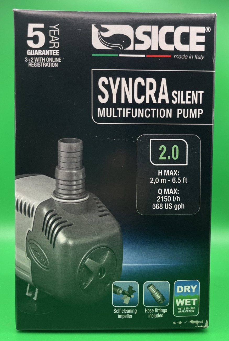 SICCE SYNCRA 2.0 Silent Multifunction Pump, 568 GPH