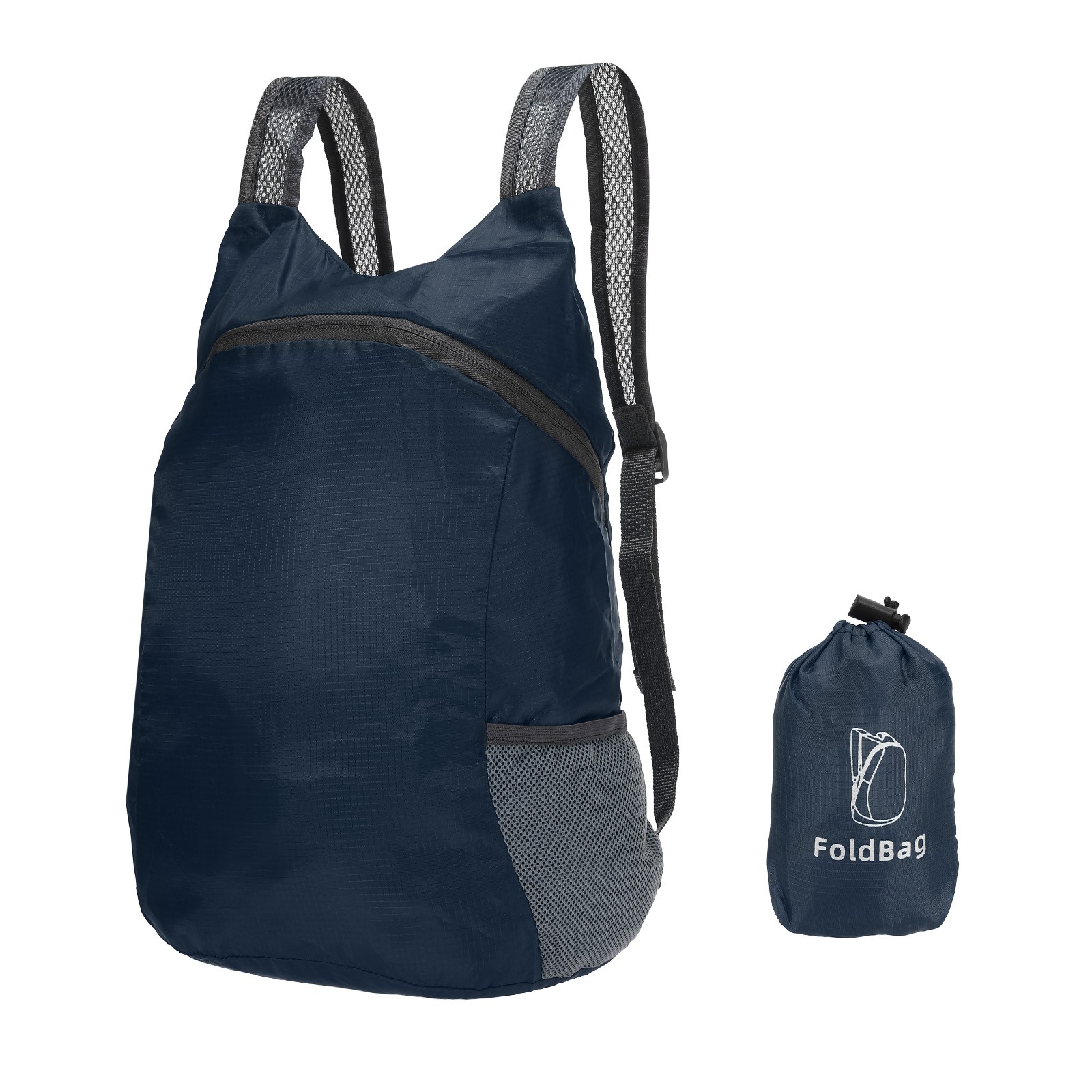 Hiking Backpack Lightweight Portable Backpack for Hiking Travel Navy Blue