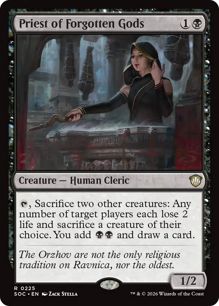 Priest of Forgotten Gods [Secrets of Strixhaven Commander] Near Mint